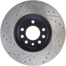 Load image into Gallery viewer, StopTech 03-09 Saab 9-3 Slotted &amp; Drilled Left Front Rotor