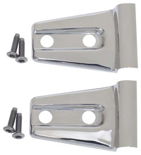 Load image into Gallery viewer, Kentrol 07-18 Jeep Wrangler JK Hood Hinge Overlays Pair - Polished Silver