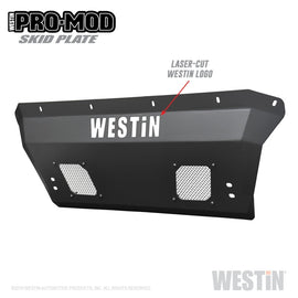 Westin 16-21 Toyota Tacoma Pro-Mod Skid Plate - Textured Black