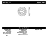 StopTech Drilled Sport Brake Rotor