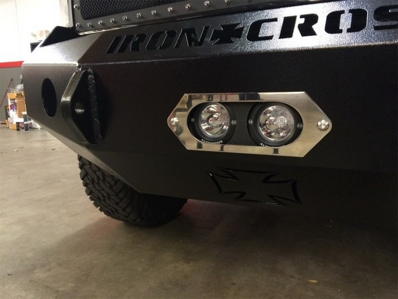 Iron Cross Round Center Light Bracket for Winch Opening (Bracket Only)