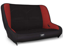 Load image into Gallery viewer, PRP Jeep TJ/LJ/JK Low Back Rear Bench - Black/Red