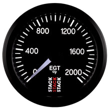 Load image into Gallery viewer, Autometer Stack 52mm 0-2000 Deg F Pro Stepper Motor Exhaust Gas Temp Gauge - Black