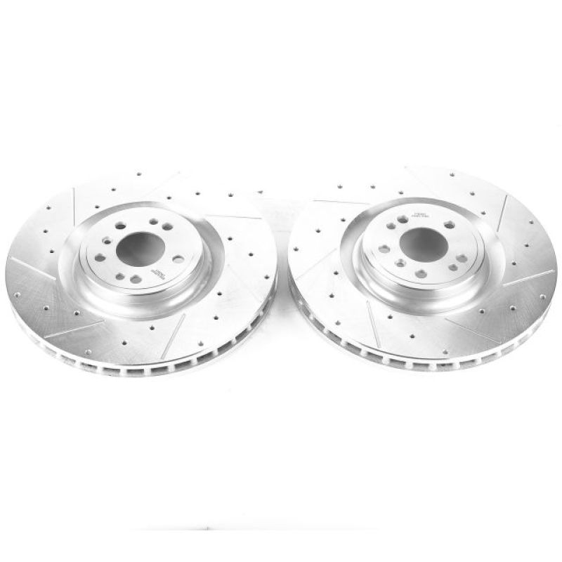 Power Stop 12-15 Mercedes-Benz ML63 AMG Front Drilled & Slotted Rotor - Pair