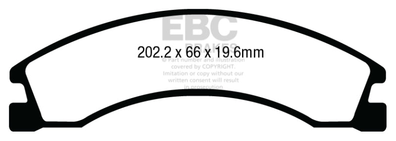 EBC 08+ Ford Econoline E450 Yellowstuff Rear Brake Pads