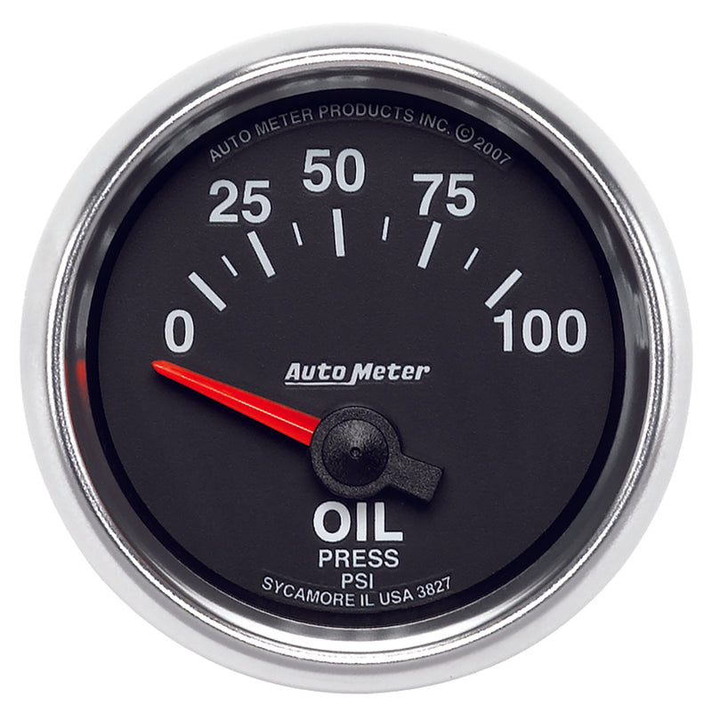 Autometer GS 0-100 PSI Short Sweep Electronic Oil Pressure Gauge