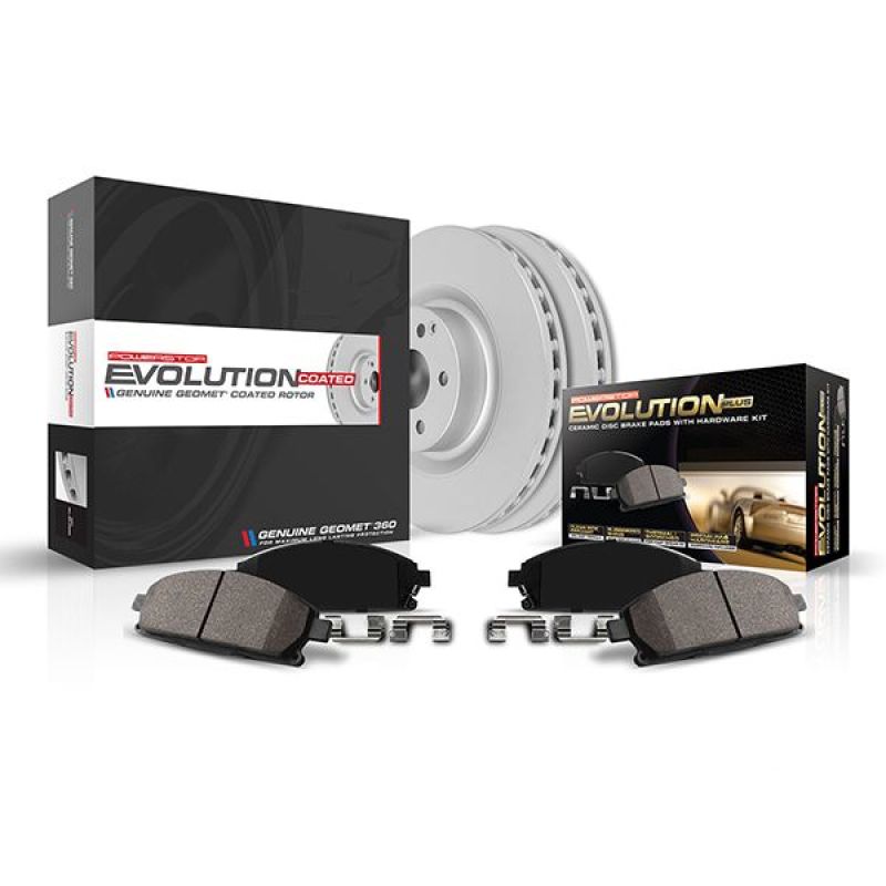 Power Stop 13-19 Lincoln MKT Rear Z17 Coated Brake Kit