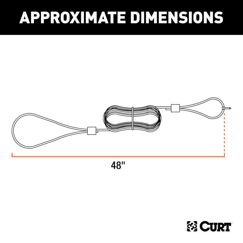 Curt Replacement Breakaway Switch Lanyard