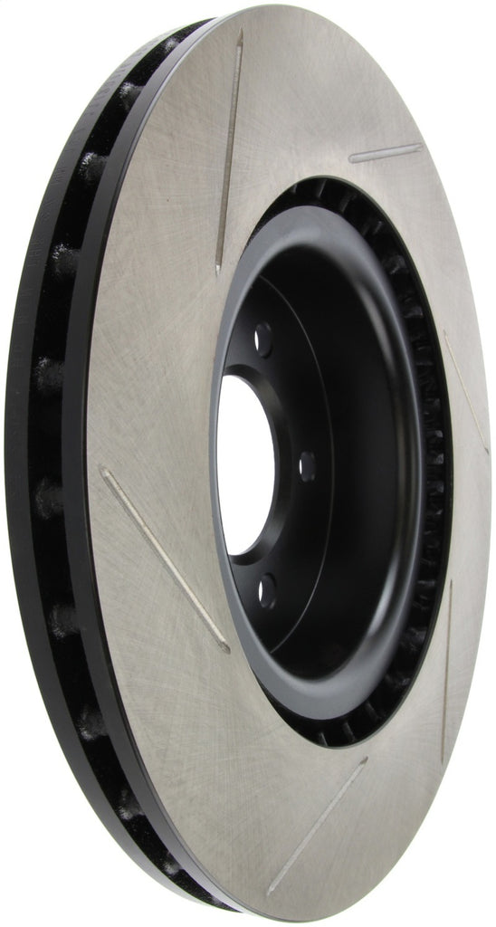 StopTech Power Slot 10-12 Land Rover LR4 / 06-09 Range Rover Sport S/C Left Front Slotted Rotor