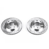 Power Stop 91-93 Eagle GTX Front Evolution Drilled & Slotted Rotors - Pair