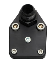 Load image into Gallery viewer, Moroso Chevrolet Small Block Fuel Pump Block-Off Plate w/Fitting - Billet Aluminum