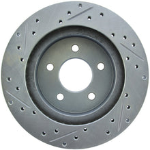 Load image into Gallery viewer, StopTech Select Sport 82-87 Lincoln Continental Sport Slotted &amp; Drilled Left Rear Brake Rotor