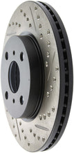 Load image into Gallery viewer, StopTech 04-07 Scion xA / 04-06 xB SportStop Slotted &amp; Drilled Left Front Rotor