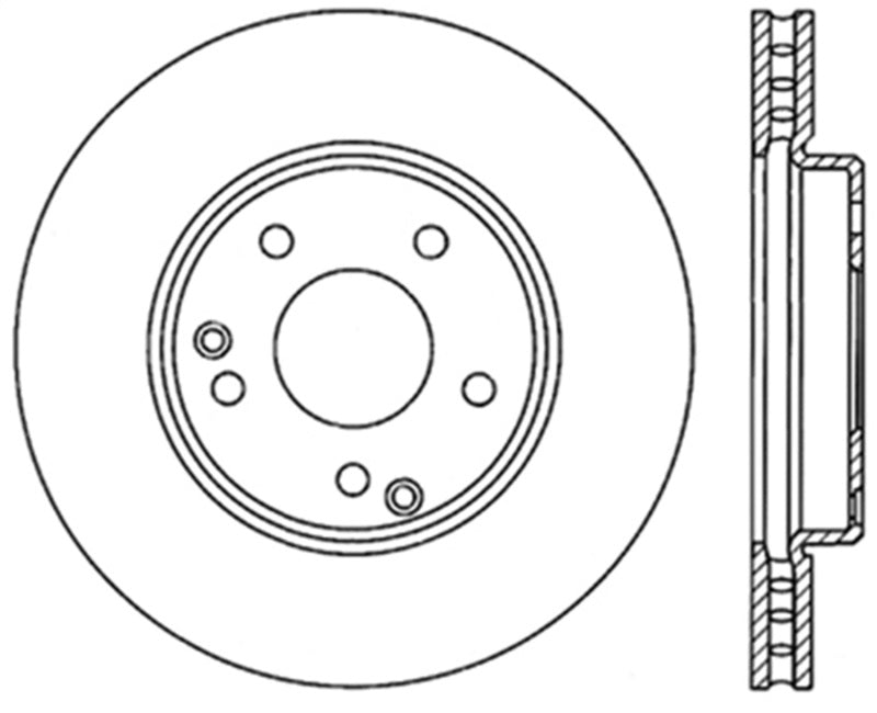 StopTech Drilled Sport Brake Rotor