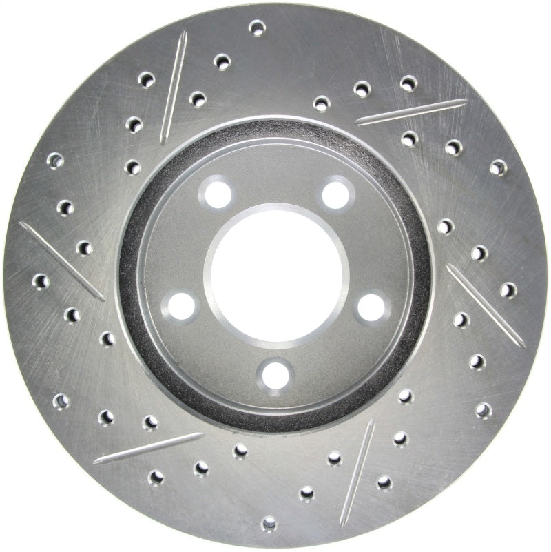 StopTech Select Sport 94-00 Ford Taurus / 94-95 Taurus SHO Slotted and Drilled Left Front Rotor