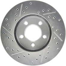 Load image into Gallery viewer, StopTech Select Sport 94-00 Ford Taurus / 94-95 Taurus SHO Slotted and Drilled Left Front Rotor