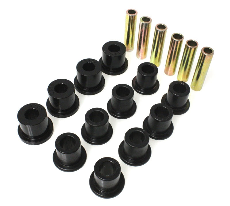 Energy Suspension 87-96 Jeep Wrangler Black Front/Rear Spring and Shackle Bushing - GTR Auto