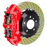 Brembo 16-18 Focus RS Front GT BBK 6 Piston Cast 380x32 2pc Rotor Drilled-Red