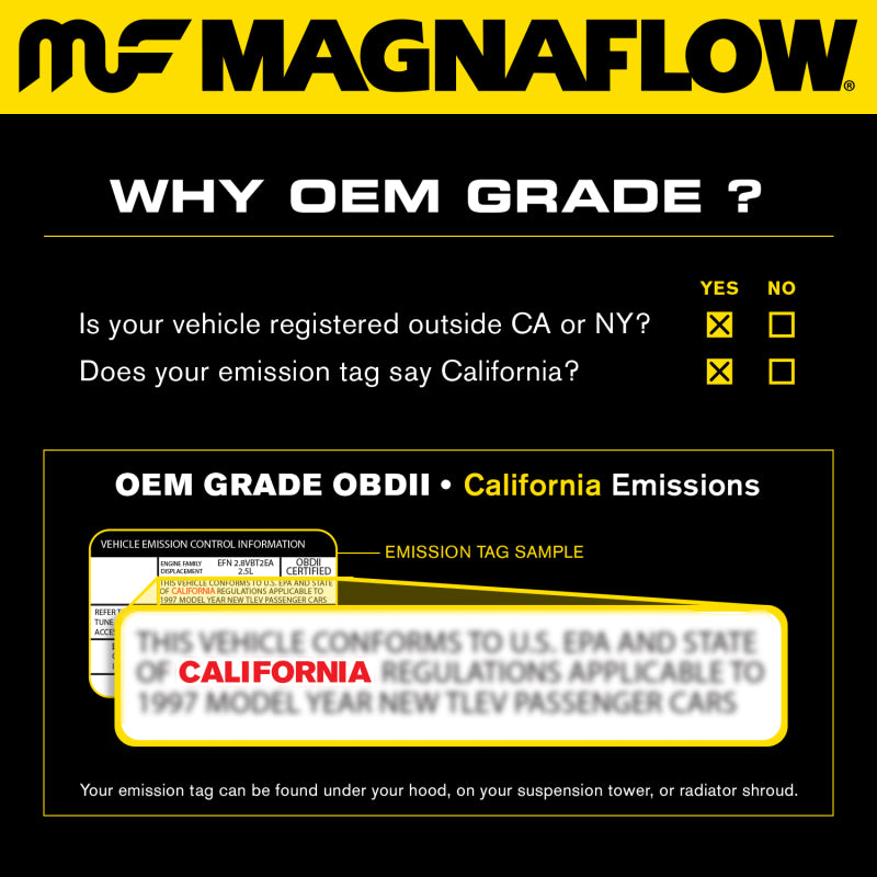 MagnaFlow 05-14 Dodge Challenger/Charger / Chrysler 300 6.4L V8 Direct Fit Catalytic Converter