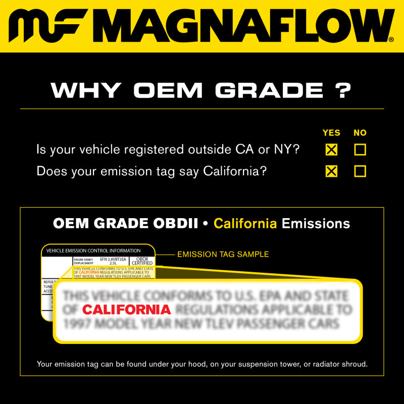 MagnaFlow Direct Fit Catalytic Converter 11-15 Kia Sportage OEM Manifold