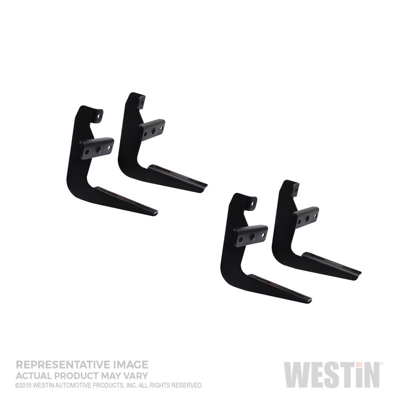Westin 2004-2014 Ford F-150 SuperCab (Excl Heritage) Running Board Mount Kit - Black - GTR Auto