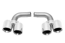SOUL 05-08 Porsche 997.1 Carrera Muffler Bypass Pipes - Polished Chrome Tips