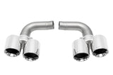 SOUL 05-08 Porsche 997.1 Carrera Muffler Bypass Pipes - Polished Chrome Tips