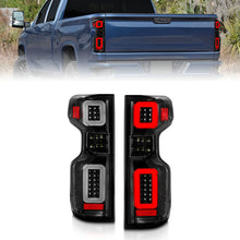 Load image into Gallery viewer, Anzo 19-21 Chevy Silverado Work TruckFull LED Tailights Black Housing Clear Lens G2 (w/C Light Bars)