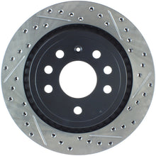 Load image into Gallery viewer, StopTech 03-09 Saab 9-3 Slotted &amp; Drilled Left Rear Rotor
