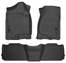 Load image into Gallery viewer, Husky Liners 07-13 GM Escalade/Suburban/Yukon WeatherBeater Black Front &amp; 2nd Seat Floor Liners - GTR Auto
