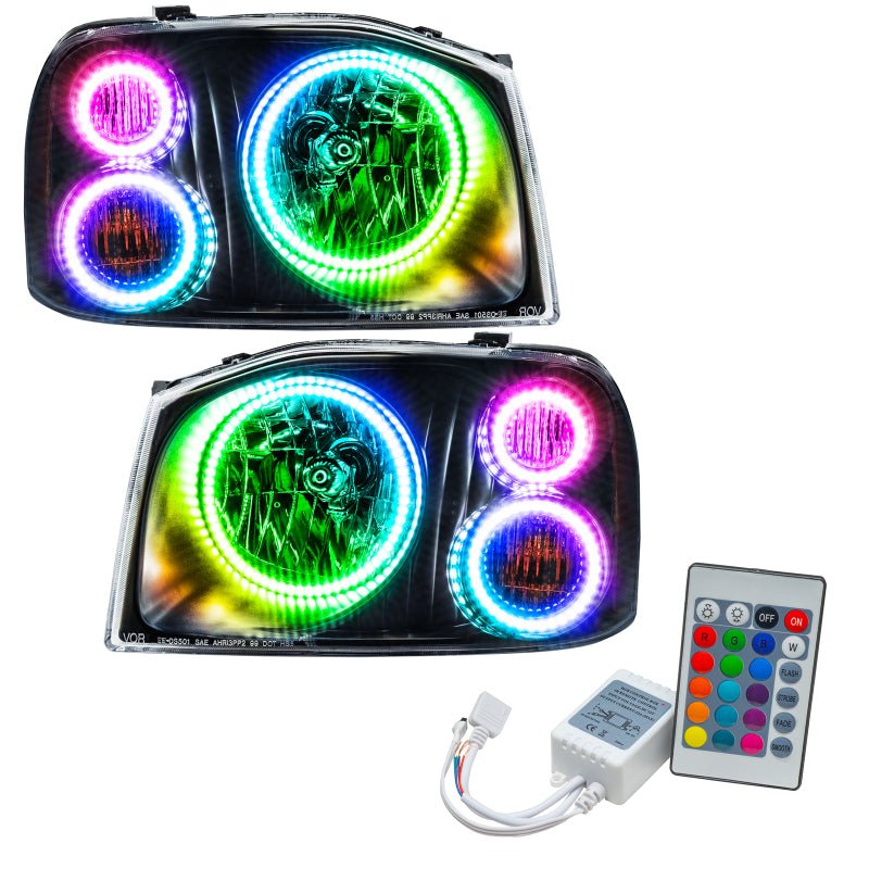 Oracle 01-04 Nissan Frontier SMD HL - Triple Halo - ColorSHIFT w/ Simple Controller