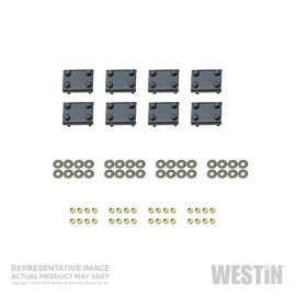 Westin 1998-2001 Dodge Ram Quad Cab 1500 Premier Oval Nerf Step Bar Mount Kit - Black - GTR Auto