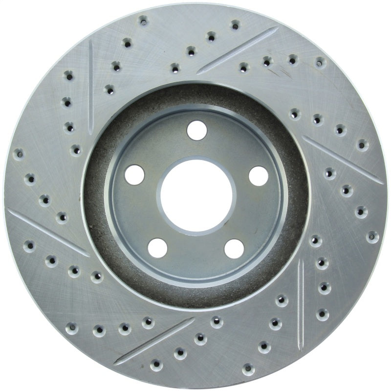 StopTech Select Sport 03-08 Pontiac Vibe/ 05-09 Scion Slotted and Drilled Left Front Rotor