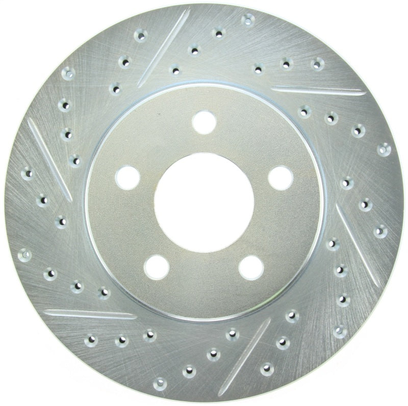 StopTech Select Sport Drilled & Slotted Rotor - Front Left