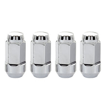 Load image into Gallery viewer, McGard Hex Lug Nut (Cone Seat Bulge Style) M14X1.5 / 13/16 Hex / 1.945in. Length (4-Pack) - Chrome