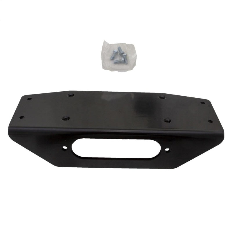 Rampage 07-18 Jeep Wrangler JK Winch Plate - Black