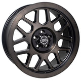 Enkei Matrix 17x9 5x127 10mm Offset 108mm Bore Brushed Black Wheel