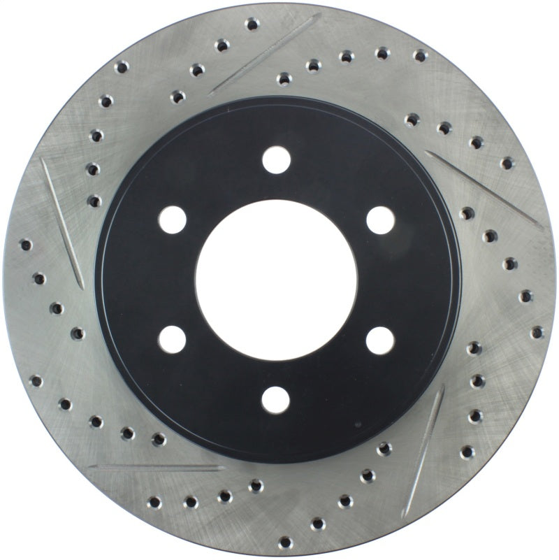 StopTech 04-09 Ford F150 / 06-08 Lincoln Mark LT Front Right Slotted & Drilled Rotor