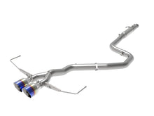 Load image into Gallery viewer, aFe Takeda Exhaust Cat-Back 19-20 Hyundai Veloster 304SS Blue Flame Dual Tips Exhaust