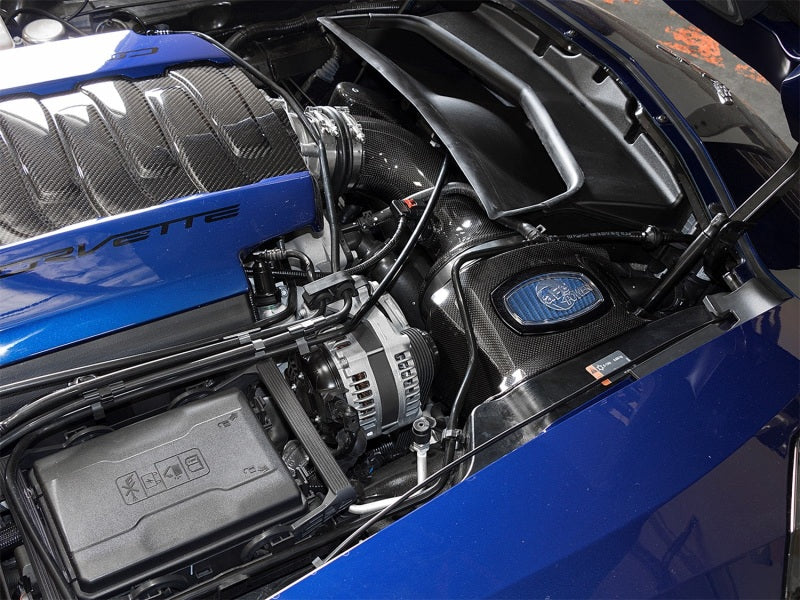aFe Momentum Black Series Carbon Fiber Intake System P5R 14-17 Chevy Corvette 6.2L (C7) - GTR Auto
