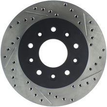 Load image into Gallery viewer, StopTech 63-82 Chevrolet Corvette Front Left Slotted &amp; Drilled Rotor