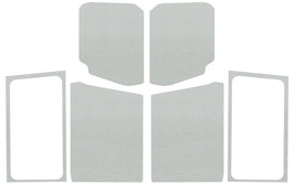 DEI 18-23 Jeep Wrangler JL 2-Door Boom Mat Complete Headliner Kit - 7 Piece - White