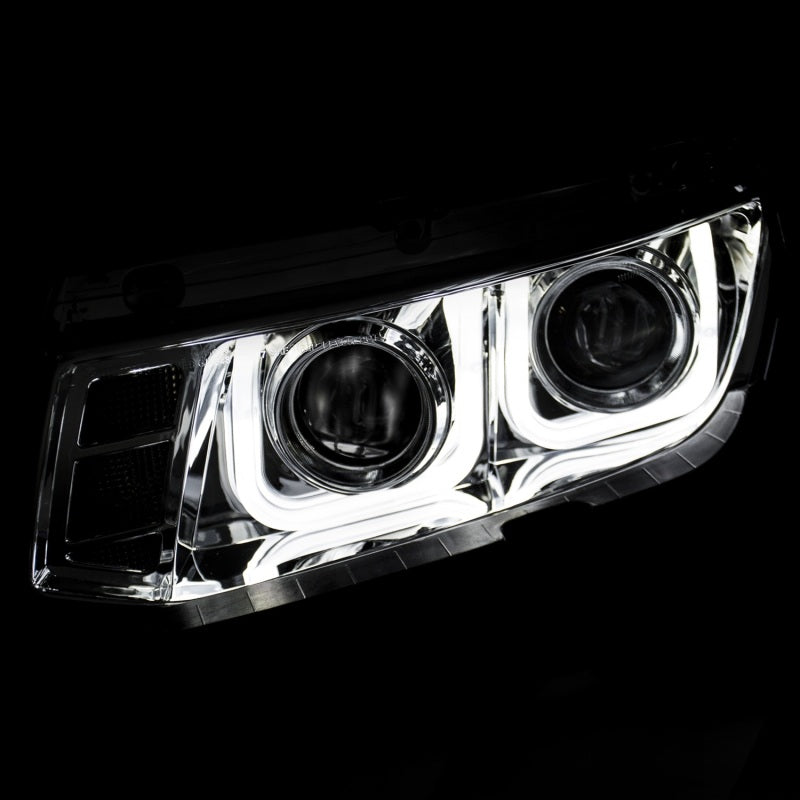 ANZO 2014-2015 Chevrolet Camaro Projector Headlights w/ U-Bar Chrome