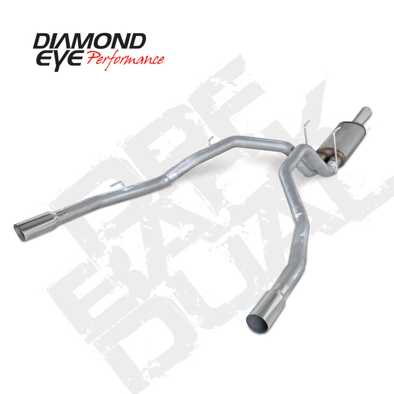 Diamond Eye KIT 3in DPF-BACK DUAL AL: DODGE 1500 2014 DIESEL