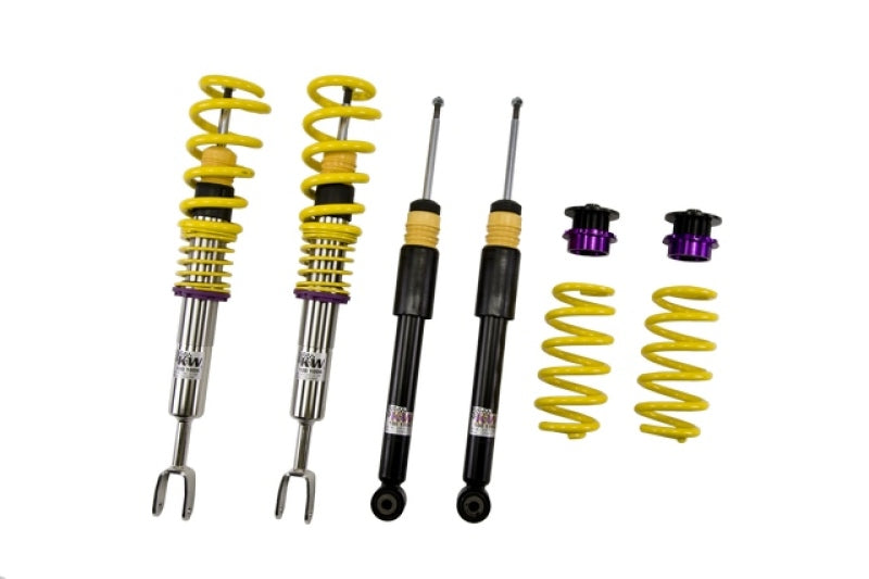 KW Coilover Kit V1 Audi A4 (8D/B5) Sedan + Avant; FWD; all enginesVIN# up to 8D*X199999