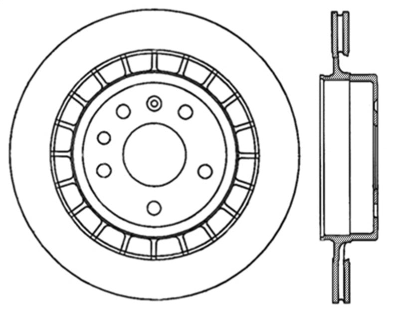 StopTech Slotted Sport Brake Rotor