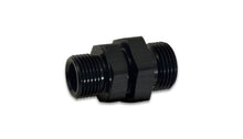 Load image into Gallery viewer, Vibrant -8AN ORB Male to Male Union Adapter - Anodized Black