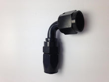 Load image into Gallery viewer, Fragola -12AN Male Rad. Fitting x 90 Degree Pro-Flow Hose End - Black