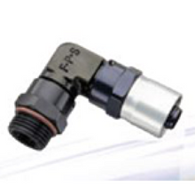 Load image into Gallery viewer, Fragola -6AN x 90 Degree Sport Crimp Hose End x 3/8 NPT