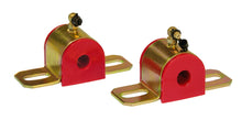 Load image into Gallery viewer, Prothane Universal 90 Deg Greasable Sway Bar Bushings - 9/16in - Type B Bracket - Red